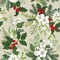 Winter Bloooms Christmas Flowers Cotton Fabric by In the Beginning by the yard